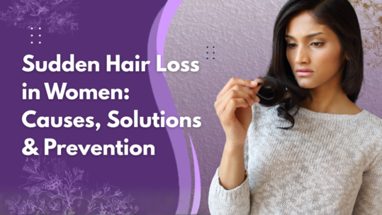 sudden hair loss in women