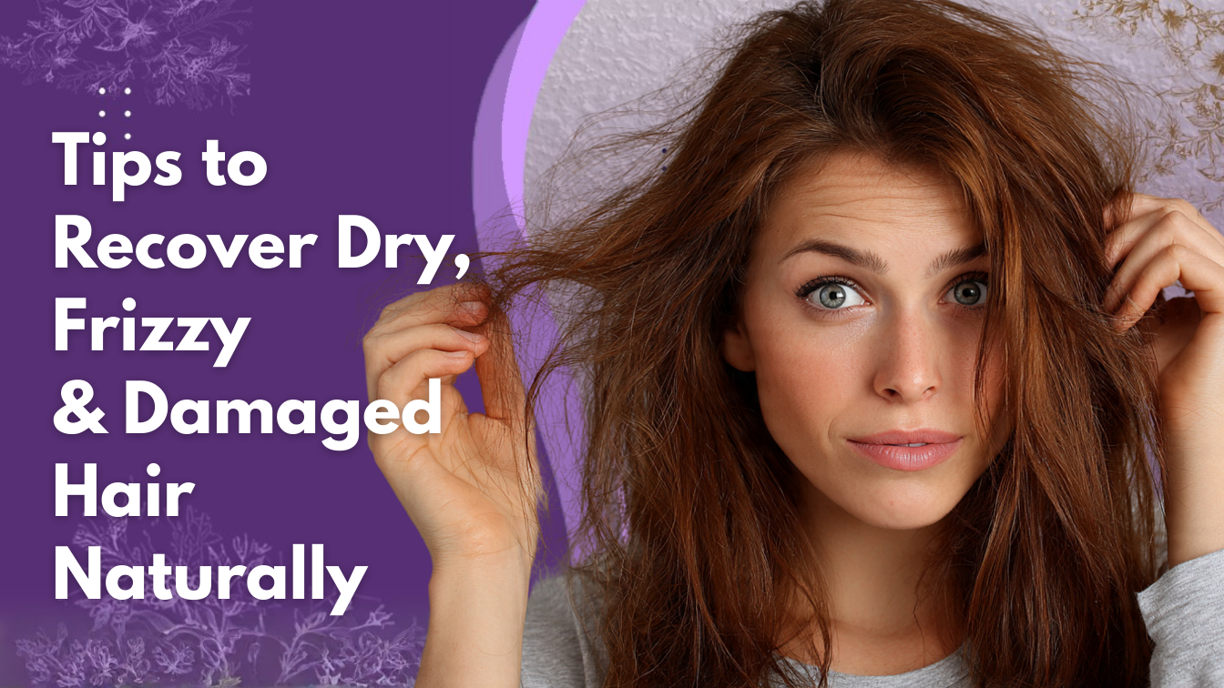 Tips to Recover Dry, Frizzy & Damaged Hair Naturally